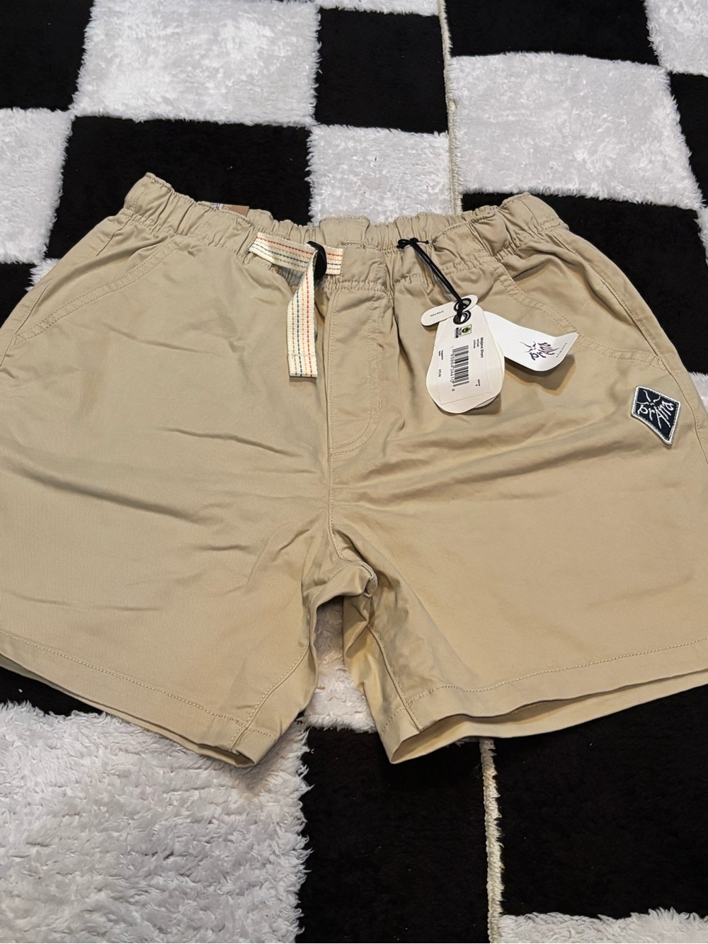 PrAna Khaki Athletic Shorts